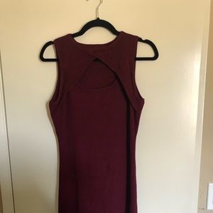 Lulus bodycon ribbed sweater dress never worn